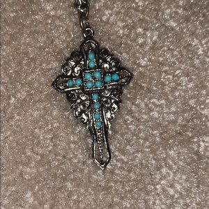Turquoise cross